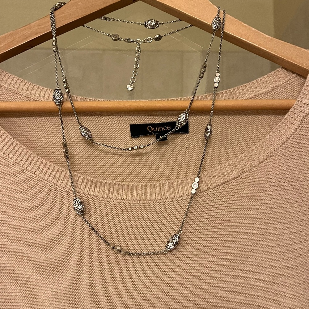 Brighton Silver Beaded Necklace - Picture 4 of 5